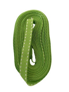 FITA PESPONTADA IMPORTADA VERDE LIMÃO (10MM)- 5 METROS
