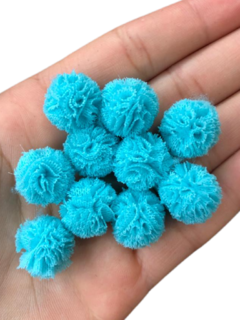 POMPOM MALHA TIFANY (15MM)- 10 UNIDADES