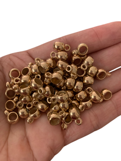 ENTREMEIO COM ARGOLA DOURADO (CANEQUINHA) 8MM- 50 UNIDADES