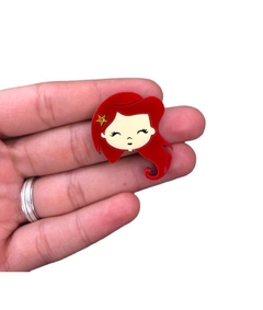 PRINCESA ARIEL ROSTINHO (3CM) -02 UNIDADES