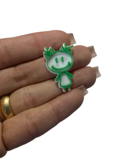 BONECA COLEÇÃO RISQUÊ LACINHO VERDE (3CM)- 02 UNIDADES