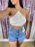 Short Jeans Bordado Floral