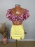 Cropped Alana Babado Estampado - comprar online