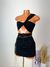 Saia Cargo Jeans Lycra Preta