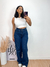 Calça Wide Leg Escura Jeans
