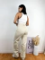 Calça Wide Leg Nude na internet