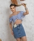 Saia Jeans Cintura Alta na internet