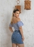 Saia Jeans Cintura Alta - loja online