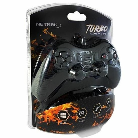JOYSTICK PC NETMAK NM-TURBO USB PC DOBLE VIBRACION
