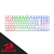 TECLADO REDRAGON KUMARA MECANICO - RGB BLANCO SWITCH BLUE