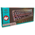 TECLADO LEAVEN K28 ROSA MECANICO 60% INALAMBRICO SWITCH RED