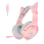 HEADSET ONIKUMA K9 CAT PINK