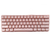 TECLADO LEAVEN K28 ROSA MECANICO 60% INALAMBRICO SWITCH RED - comprar online