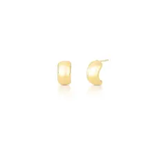 Brinco Curvo Banho Ouro 18k na internet