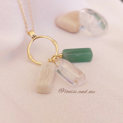 Colar Amuleto Harmonia Banho Ouro 18k