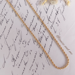 Corrente Cordão Baiano 2mm Ouro 18k - loja online