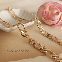 Corrente em Malha Groumet Lisa Banho Ouro 18k - loja online
