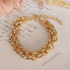 Pulseira Maxi Chain Banho Ouro 18k na internet