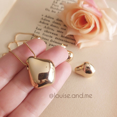 Conjunto Organic Drop Banho Ouro 18k - loja online