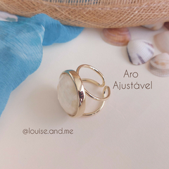 Imagem do Nautilus Anel Banho Ouro 18k (Ajustável)