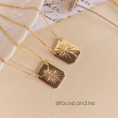 Escapulário Jesus Cristo e Cruz Banho Ouro 18k - comprar online