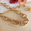 Corrente Elos Fecho Boia Banho Ouro 18k
