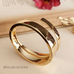 Bracelete Duas Voltas Banho Ouro 18k - loja online