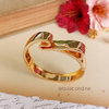 Bracelete Ondulado Banho Ouro 18k - comprar online
