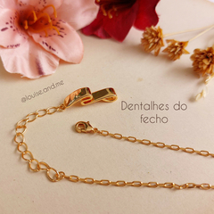 Colar Dois Pingentes Trançados Banho Ouro 18k - loja online