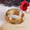 Bracelete Largo Texturizado Banho Ouro 18k - comprar online