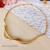 Colar Aros Curvos Banho Ouro 18k - comprar online