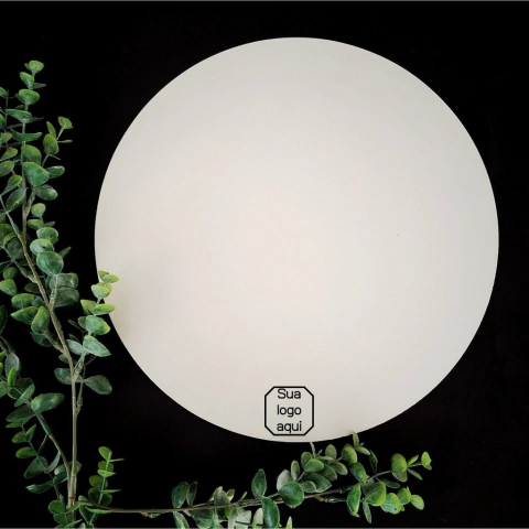 Cake Board 3mm Redondo Com Logomarca - Kit com 10