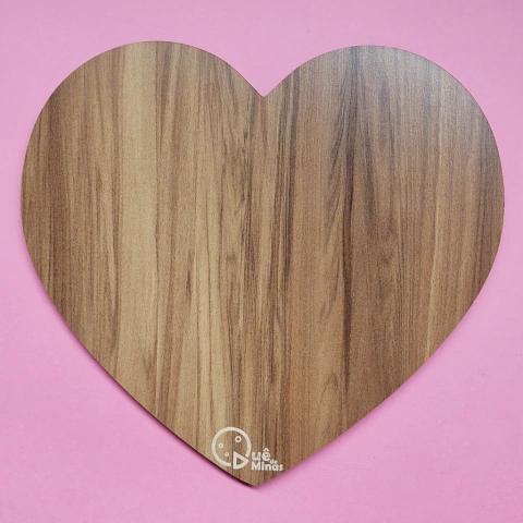 Tábua de Frios Coração 6mm Com Logomarca