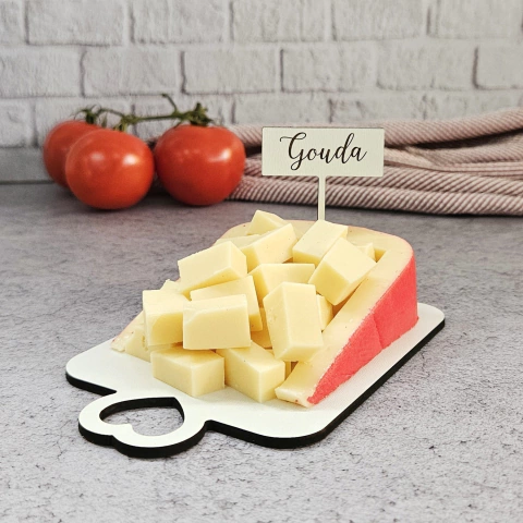 Plaquinhas MDF - Queijos