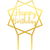 Cake Topper Acrílico - Happy Birthday 4 na internet