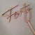 Cake Topper MDF - Forty na internet