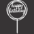 Cake Topper Acrílico - Happy Birthday 1 - Hoppe Oficina Criativa