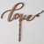 Cake Topper MDF - Love - comprar online