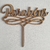 Cake Topper MDF - Parabéns 1
