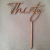 Cake Topper MDF - Thirty