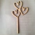 Cake Topper MDF - Trio Corações
