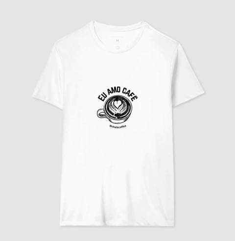 T-Shirt eu amo café 2 - comprar online