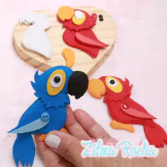 Recortes para Arara e Tucano - Escolha o Modelo - ZILMA ROCHA ESPACO DE ARTESANATO LTDA