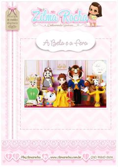BELA E A FERA - APOSTILA DE MOLDES DIGITAIS EM PDF