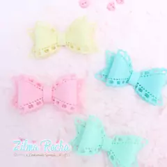 Laço Luxo 7 cm - 10 Unidades Escolha a cor desejada