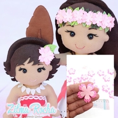 Kit De Flores para Tiara Moana - Escolha o Tamanho