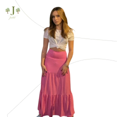 Saia Longa Rosa