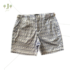 Shorts Fivela Adulto Hexagonal Azul - comprar online