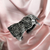 Diadema Chignon Jacquard (negro) - comprar online