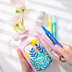 Marcador Pincel Acrílico "CHÓSCH" Set x 6U